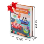 Książka magnetyczna puzzle Pojazdy RK-770 
