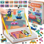 Książka magnetyczna puzzle Pojazdy RK-770 