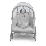 Leżaczek bujaczek z wibracją Nukido - szary