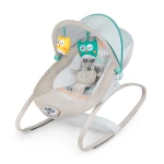 Leżaczek bujaczek z wibracjami i muzyką Ricokids - szary
