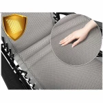 Leżak ogrodowy składany z poduszką Sofotel ChillWell Soft szary