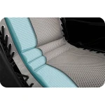 Leżak ogrodowy składany z poduszką Sofotel ChillWell Soft szary