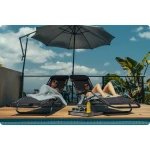 Leżaki ogrodowe składane Sofotel ChillWell zestaw 2 szt