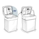 Lodówka turystyczna Berdsen Icemax 26 litry tryb ECO - niebieska