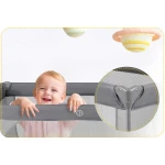 Łóżeczko turystyczne + materac + torba125 x 65 x 78 cm RK-240 szare