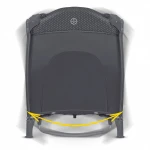 Łóżeczko turystyczne + materac + torba 125 x 65 x 78 cm RK-242 antracyt