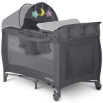 Łóżeczko turystyczne + materac + torba 125 x 65 x 78 cm RK-242 antracyt