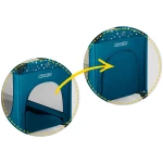 Łóżeczko turystyczne + materac + torba 125 x 65 x 78 cm RK-240 granatowe