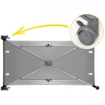 Łóżeczko turystyczne + materac + torba 125x65x78cm RK-242 szare