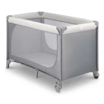 Łóżeczko turystyczne + materac + torba 123,5 x 64 x 76 cm RK-240 jasno szare