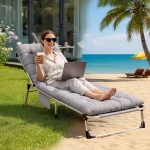 Łóżko turystyczne składane leżak ogrodowy ChillWell Dream Sofotel 