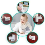 Magnetyczne zabezpieczenie szafek Ricokids 798010 8 szt