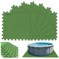 Mata piankowa pod basen puzzle 50 x 50 cm 8 szt