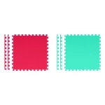 Mata piankowa puzzle 180x180cm 9 szt wielokolorowa 