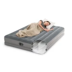 Materac dmuchany 203x152x30 cm z wbudowaną pompką elektryczną INTEX 64114