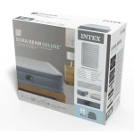 Materac dmuchany 203x152x46 cm z wbudowaną pompką elektryczną INTEX 64824ND