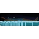 Materac dmuchany 191x137x25 cm dwuosobowy INTEX 64142