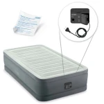 Materac dmuchany z wbudowaną pompką elektryczną jednoosobowy INTEX 64902