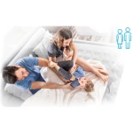 Materac dmuchany 191x137x46 cm z wbudowaną pompką elektryczną INTEX 64904