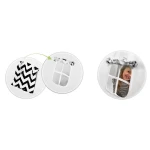 Namiot tipi dla dzieci z girlandą i światełkami - biało czarny z pandą 