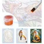 Obraz do malowania po numerach 40x50 cm Massido Lisek