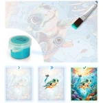 Obraz do malowania po numerach 40x50 cm Massido Żółwik