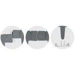 Obrzeże ogrodowe Plonos 250 cm PL-962 szare