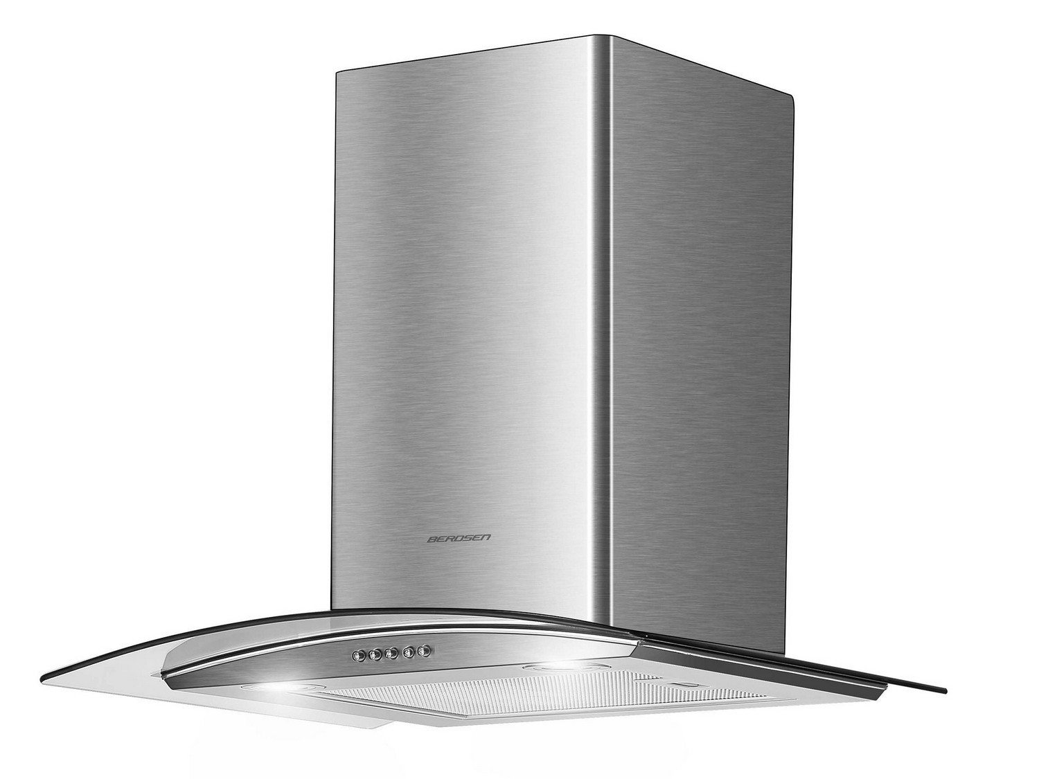 Okap kuchenny kominowy 60 cm Berdsen BT-200 INOX