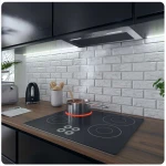 Okap kuchenny podszafkowy 52cm czarny BT-236 