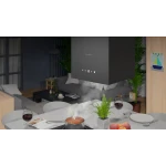 Okap kuchenny wyspowy 40 cm Berdsen 40E + 2 filtry 