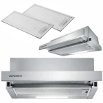 Okap teleskopowy kuchenny podszafkowy 50 cm Berdsen BT-242 inox