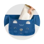 Barierka ochronna do łóżka 150x42x35cm Ricokids niebieska 