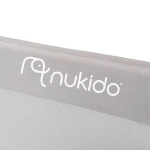 Barierka ochronna do łóżka 150 x 66 x 35 cm Nukido szara