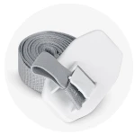 Barierka ochronna do łóżka 150 x 44 x 41 cm Nukido szara