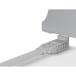 Barierka ochronna do łóżka 120 x 44 x 41 cm Nukido szara