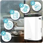 Osuszacz powietrza kompresorowy - pochłaniacz wilgoci 25l/24h higrostat Berdsen BD-533 biały