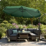 Parasol ogrodowy składany 8 segmentowy 350 cm z pokrowcem Plonos PL-881