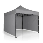 Pawilon ogrodowy 3 scianki 3 x 3m szary Plonos