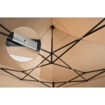 Pawilon ogrodowy 3 scianki 3 x 3m beżowy Plonos