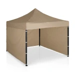 Pawilon ogrodowy 3 scianki 3 x 3m beżowy Plonos