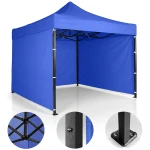 Pawilon ogrodowy 3 scianki 3 x 3m niebieski Plonos