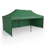 Pawilon ogrodowy 3 scianki 3 x 6m zielony Plonos