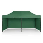 Pawilon ogrodowy 3 scianki 3 x 6m zielony Plonos