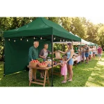 Pawilon ogrodowy 3 scianki 3 x 6m zielony Plonos