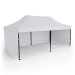 Pawilon ogrodowy 3 scianki 3 x 6m biały Plonos