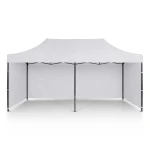 Pawilon ogrodowy 3 scianki 3 x 6m biały Plonos