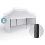 Pawilon ogrodowy 3 scianki 3 x 6m biały Plonos