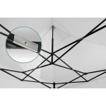 Pawilon ogrodowy 3 scianki 3 x 6m biały Plonos