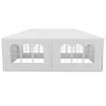 Pawilon ogrodowy 6 ścianek 3 x 6m biały Plonos