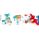 Pchacz stolik edukacyjny 3w1 RK-810 biało-niebieski 